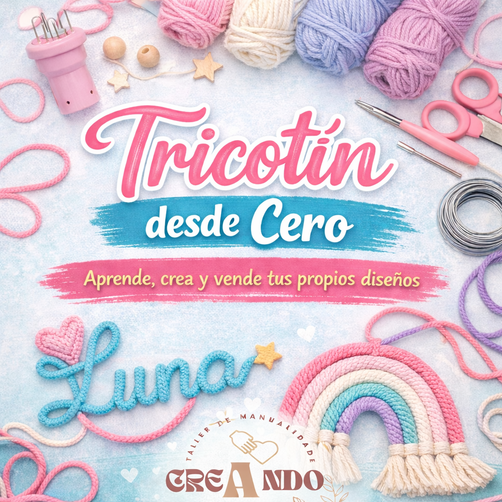 Curso de Tricotin desde Cero: Aprendé, Creá y Emprendé